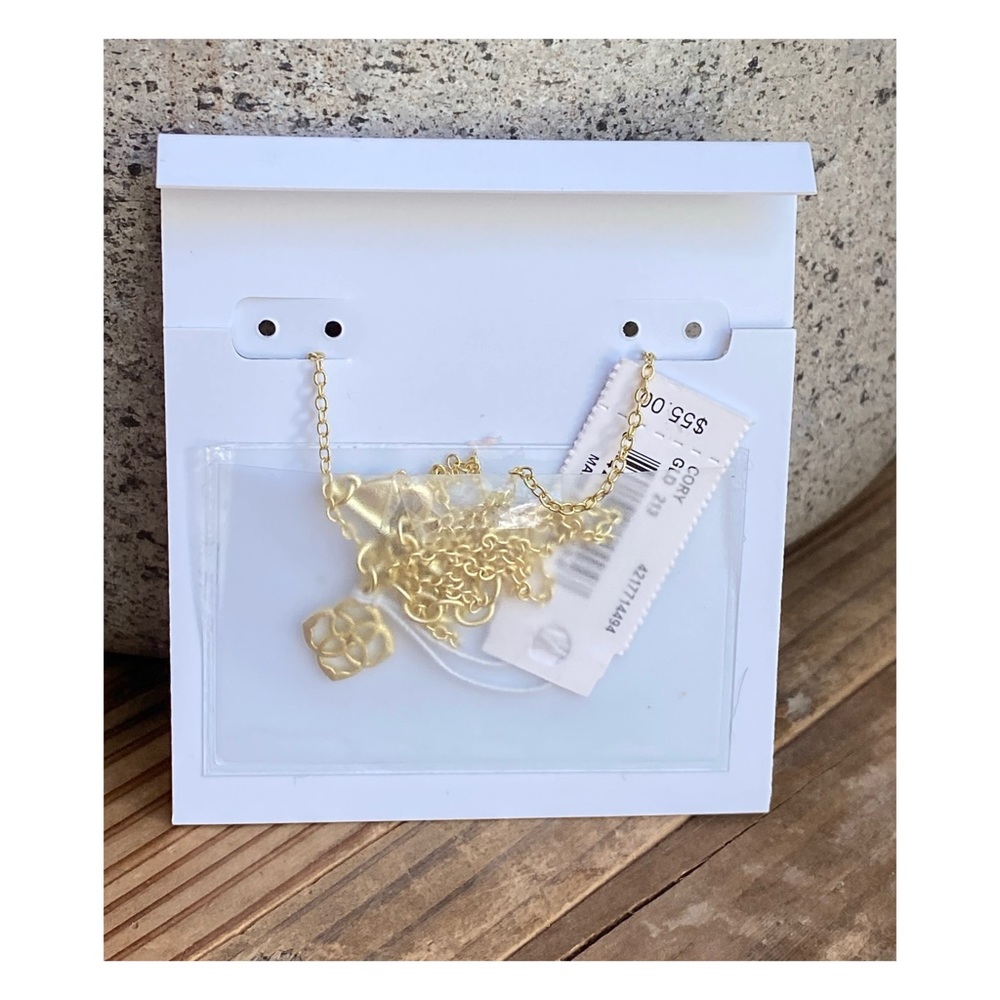 Kendra Scott • “Cory” Necklace • Gold + Lilac - Picture 2 of 4